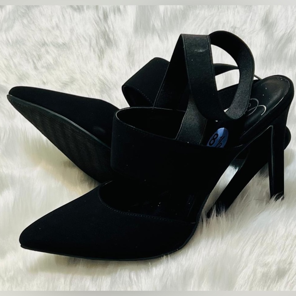 Heeled Shoes for Women Size 8.5 Color Black